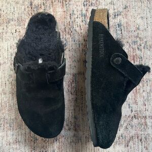 Birkenstock Boston Shearling Clogs